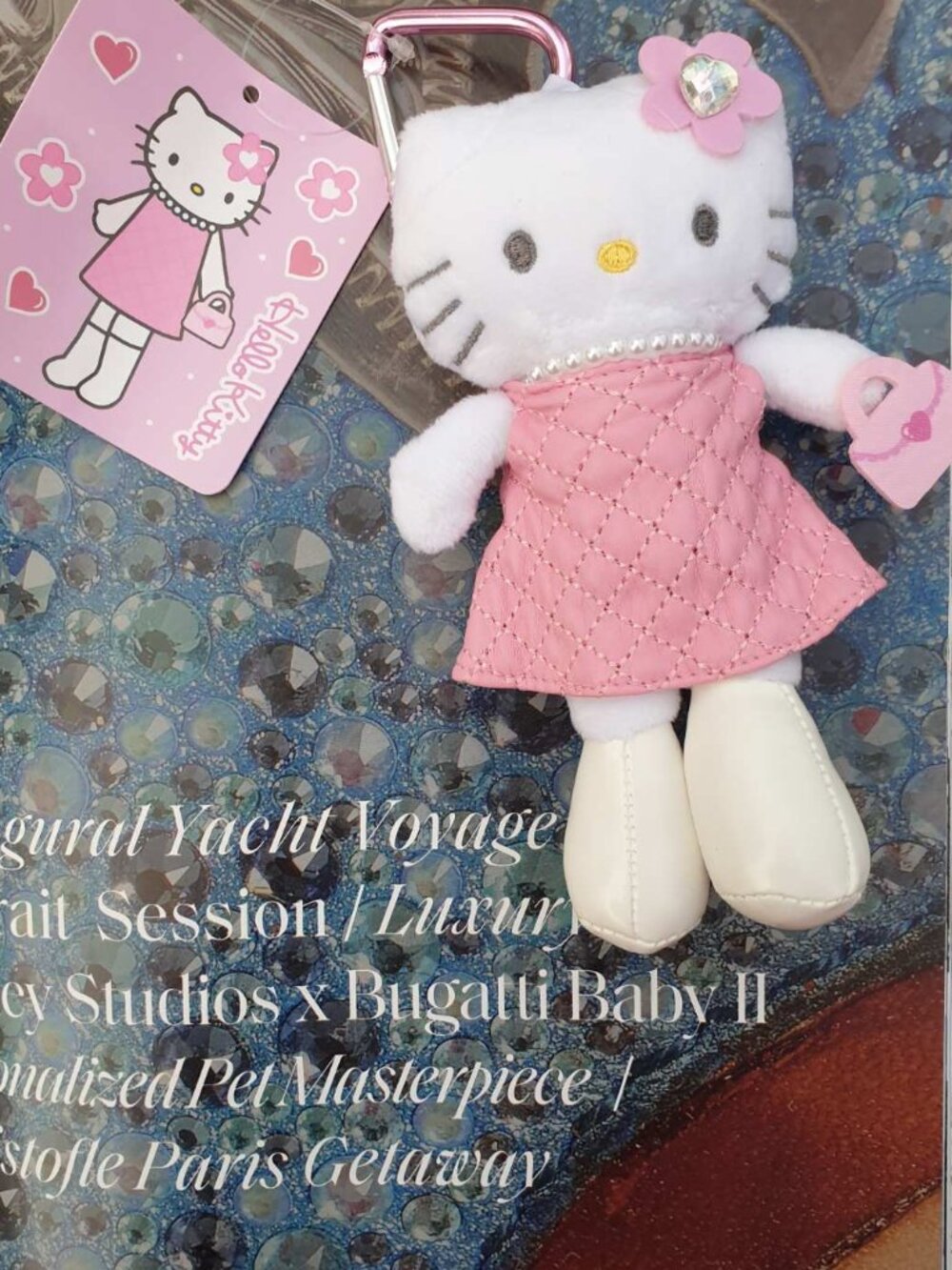 Hello Kitty Plush Fashion Key Chain Keyring Handbag Charm Women Accessory Gift - Picture 2 of 3